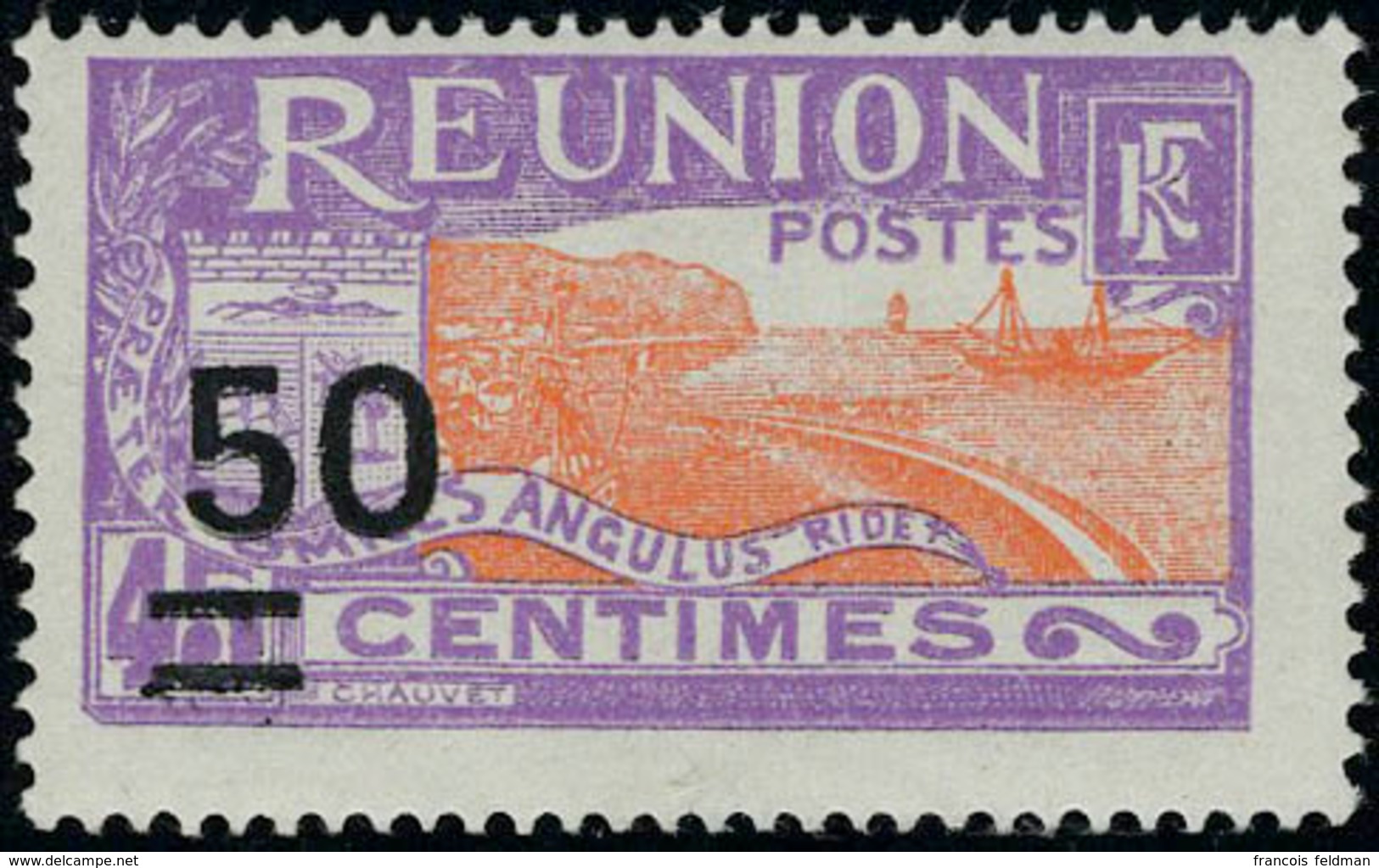 Neuf Avec Charnière N° 123A, 50 Sur 45c Violet Et Orange TB - Sonstige & Ohne Zuordnung