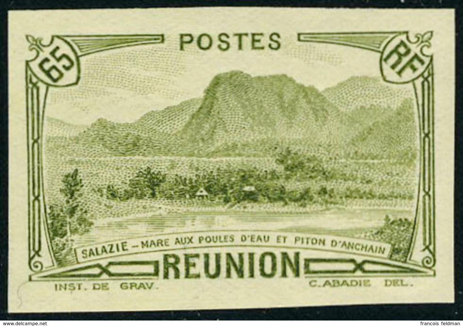 Neuf Sans Charnière N° 137, 65c Olive Non-dentelé, TB - Other & Unclassified