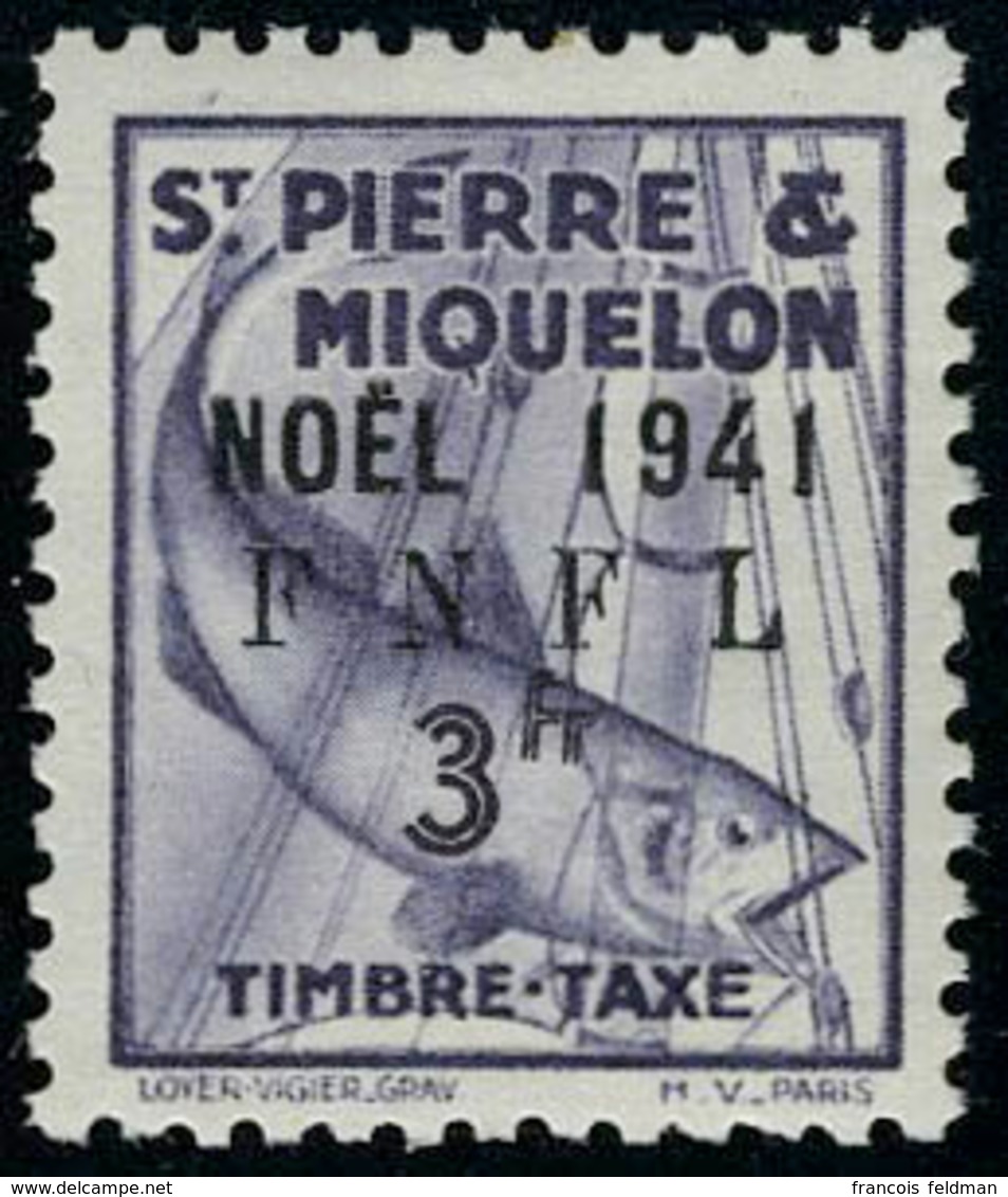 Neuf Sans Charnière N° 42/51,  La Série Complète Surchargée Noel 1941 FNFL, N° 51 Signé Calves TB - Otros & Sin Clasificación