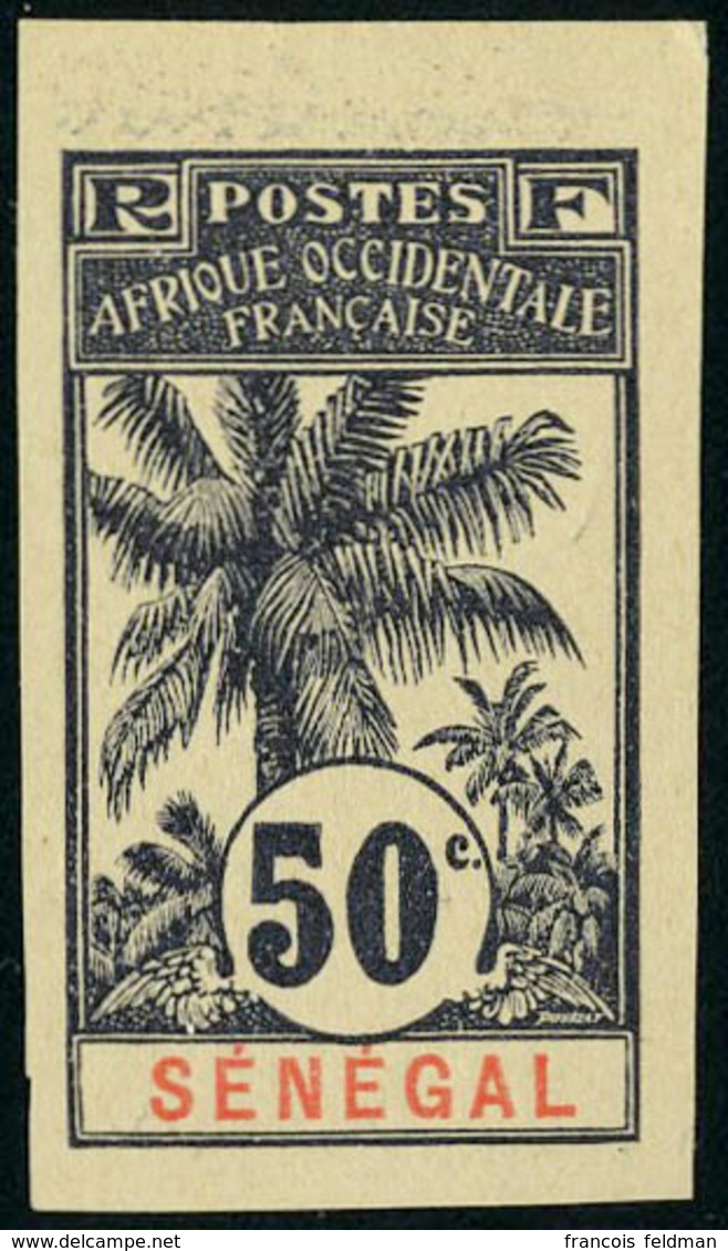 Neuf Sans Gomme N° 42a, 50c Palmiers Non-dentelé, TB - Autres & Non Classés