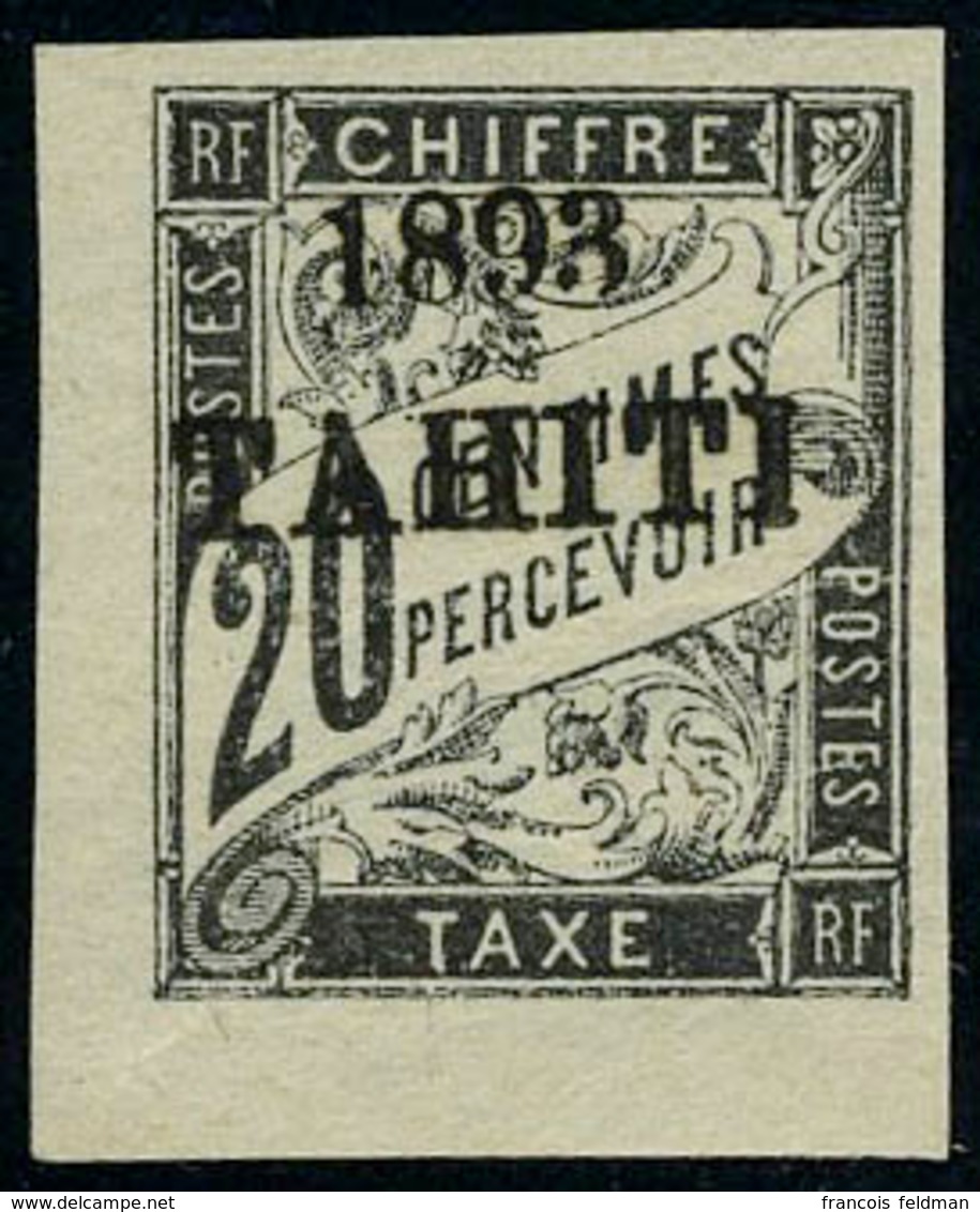 Neuf Sans Charnière N° 21, 20c Noir Cdf, Superbe - Other & Unclassified