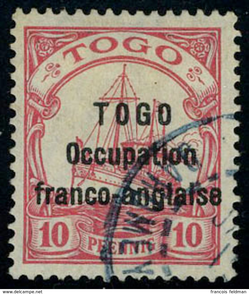 Oblitéré N° 45, 10pf Ocupation Franco Anglaise TB - Other & Unclassified