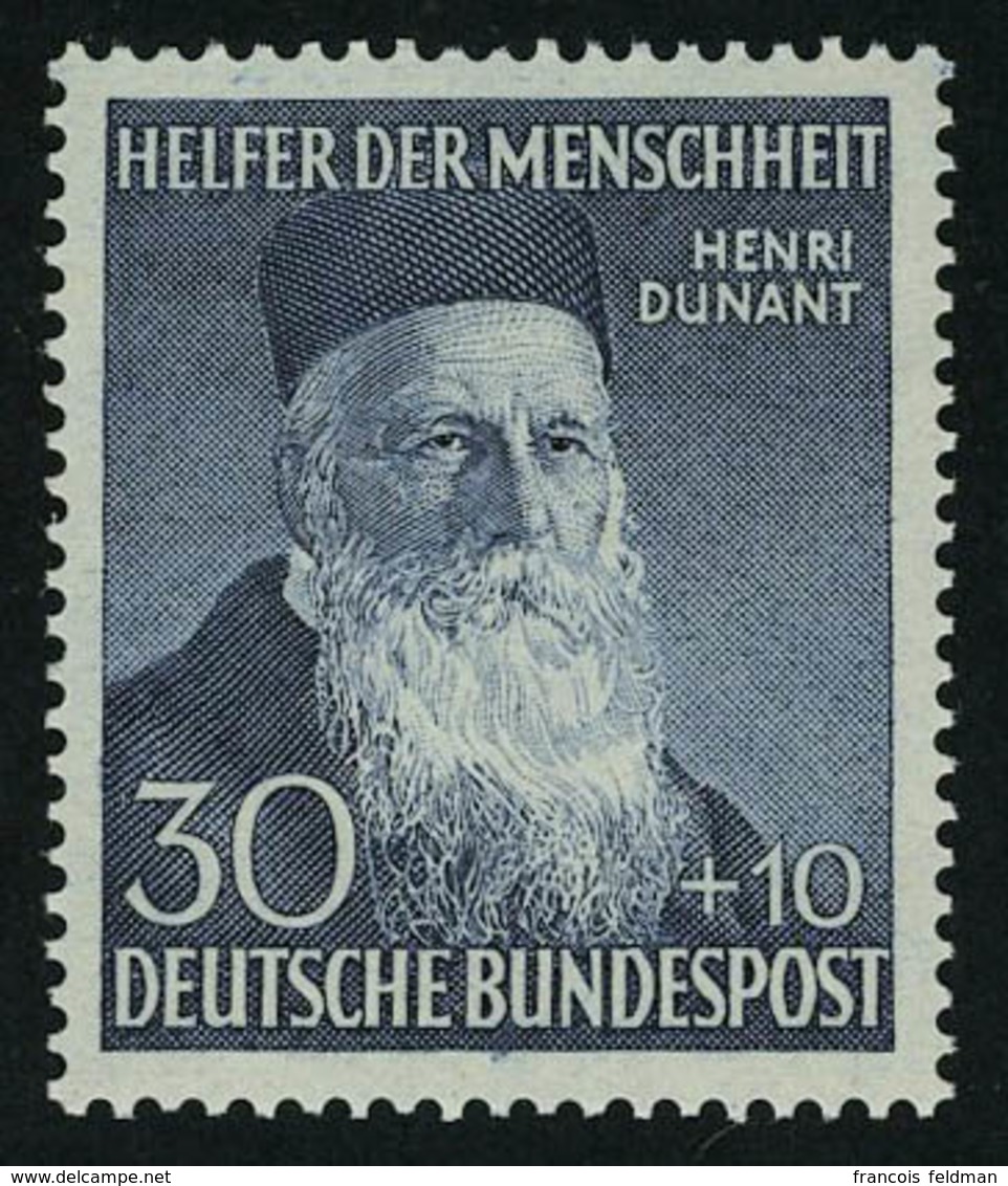 Neuf Sans Charnière N° 42/45, La Série Bienfaiteurs De L'humanité 1952 T.B. - Autres & Non Classés