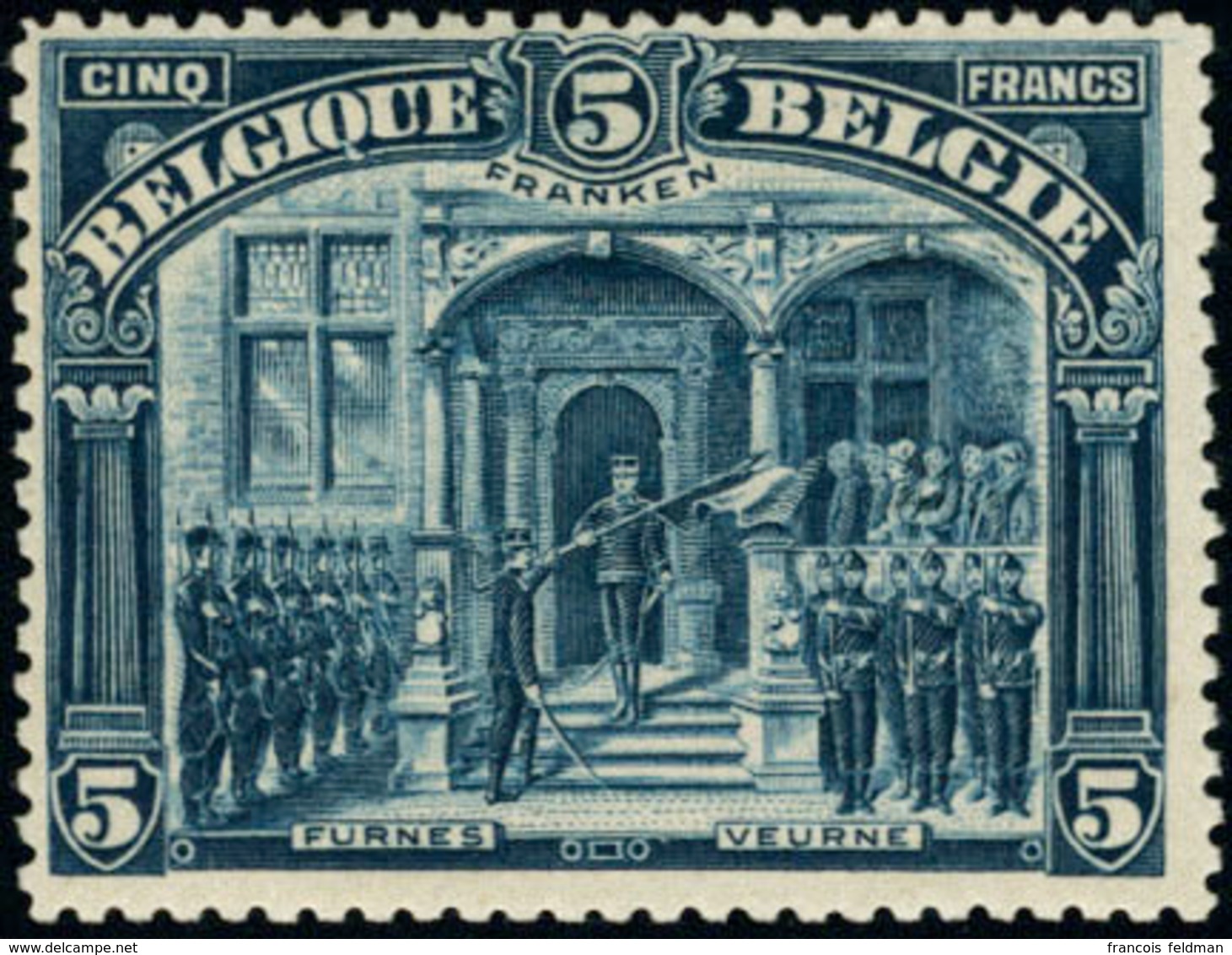 Neuf Avec Charnière N°147. 5f Franken. T.B. - Autres & Non Classés