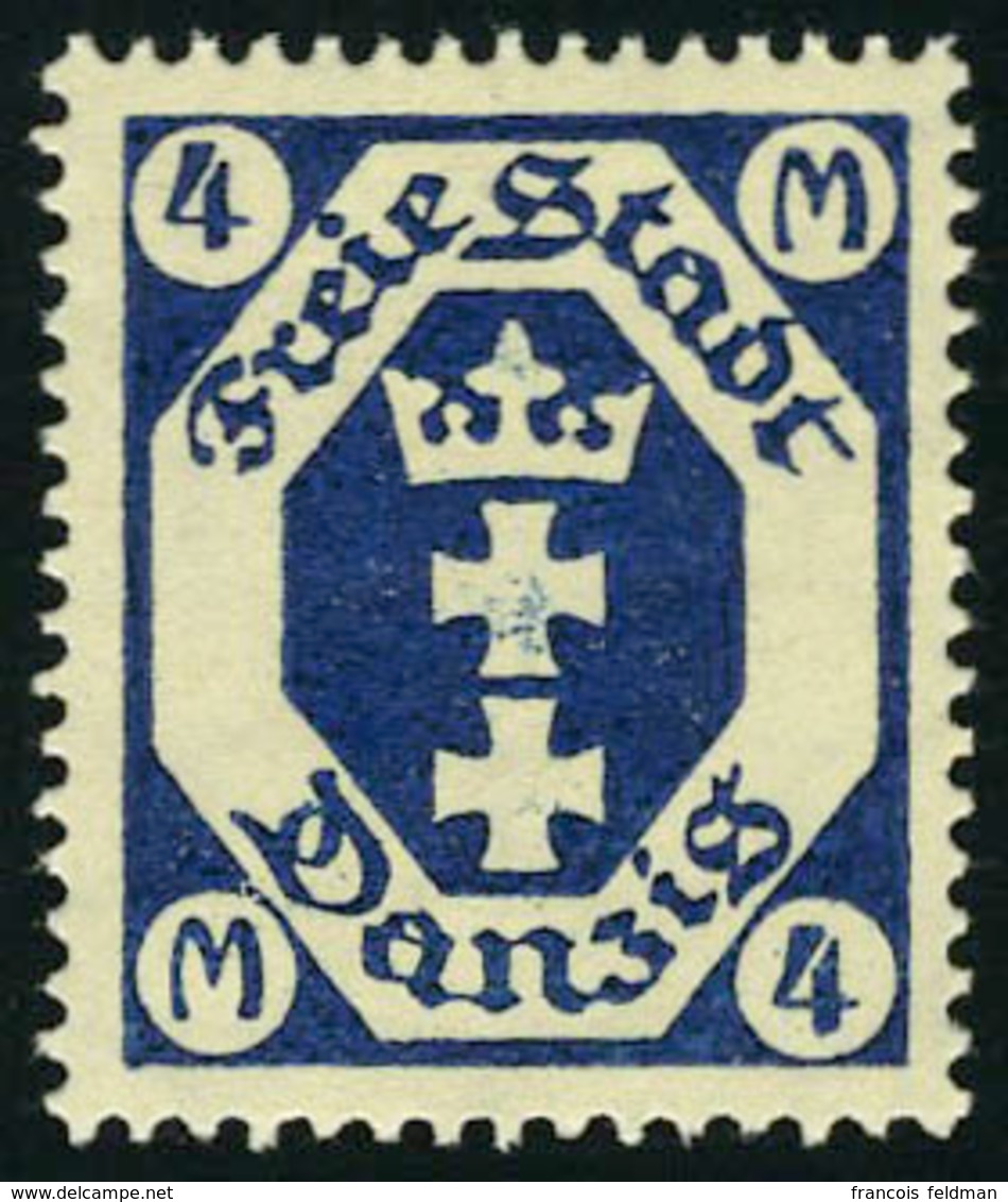 Neuf Sans Charnière N° 94, 4m Bleu Sans Surchargen, TB - Michel 98F - Other & Unclassified