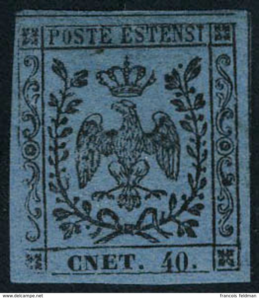 Neuf Avec Charnière N° 5Ad, 40c Bleu Foncé Variété CNET T.B. Signé Diéna, Sassone 10f 500 € - Otros & Sin Clasificación