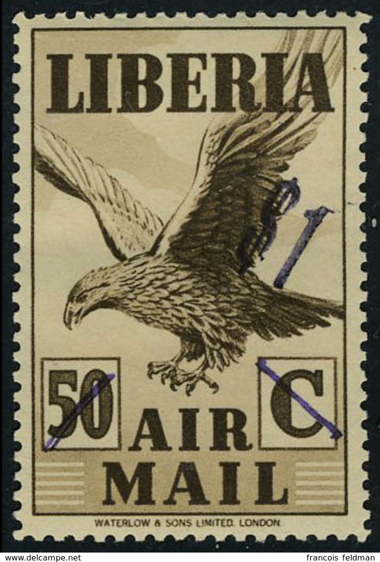 Neuf Avec Charnière N° 45B Et 46, Les 2 Valeurs Albatros + Aigle T.B. - Other & Unclassified