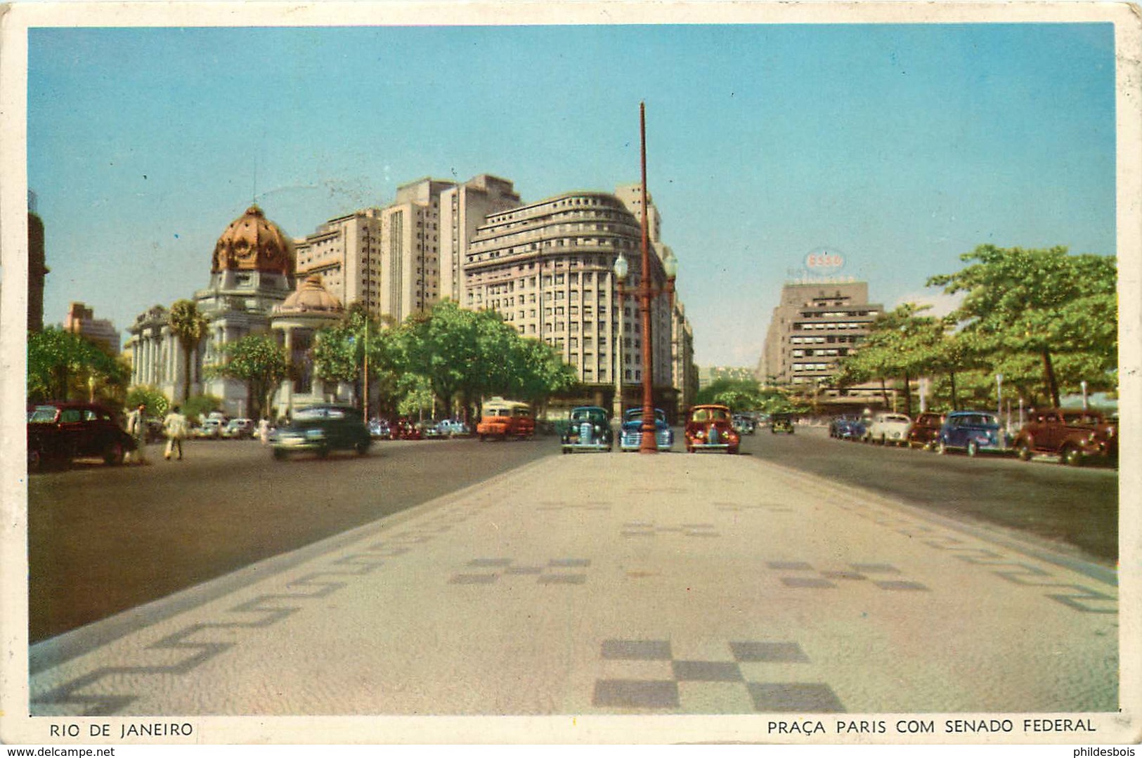 BRESIL  RIO DE JANEIRO  Praça Paris Com Senado Federal - Rio De Janeiro