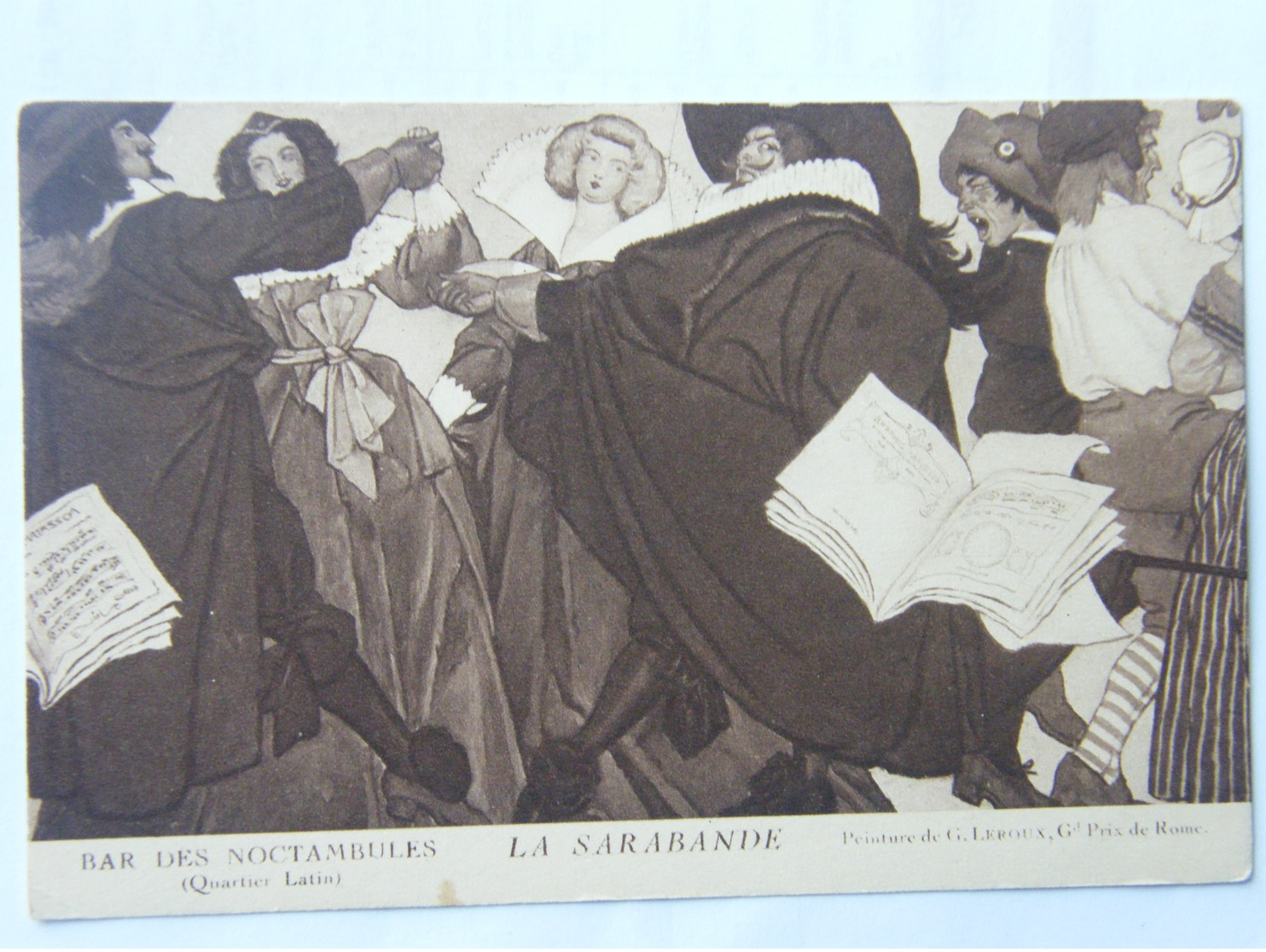 CPA Bar Des Noctambules Illustrateur La Sarabande Peinture De G Leroux - Altri & Non Classificati