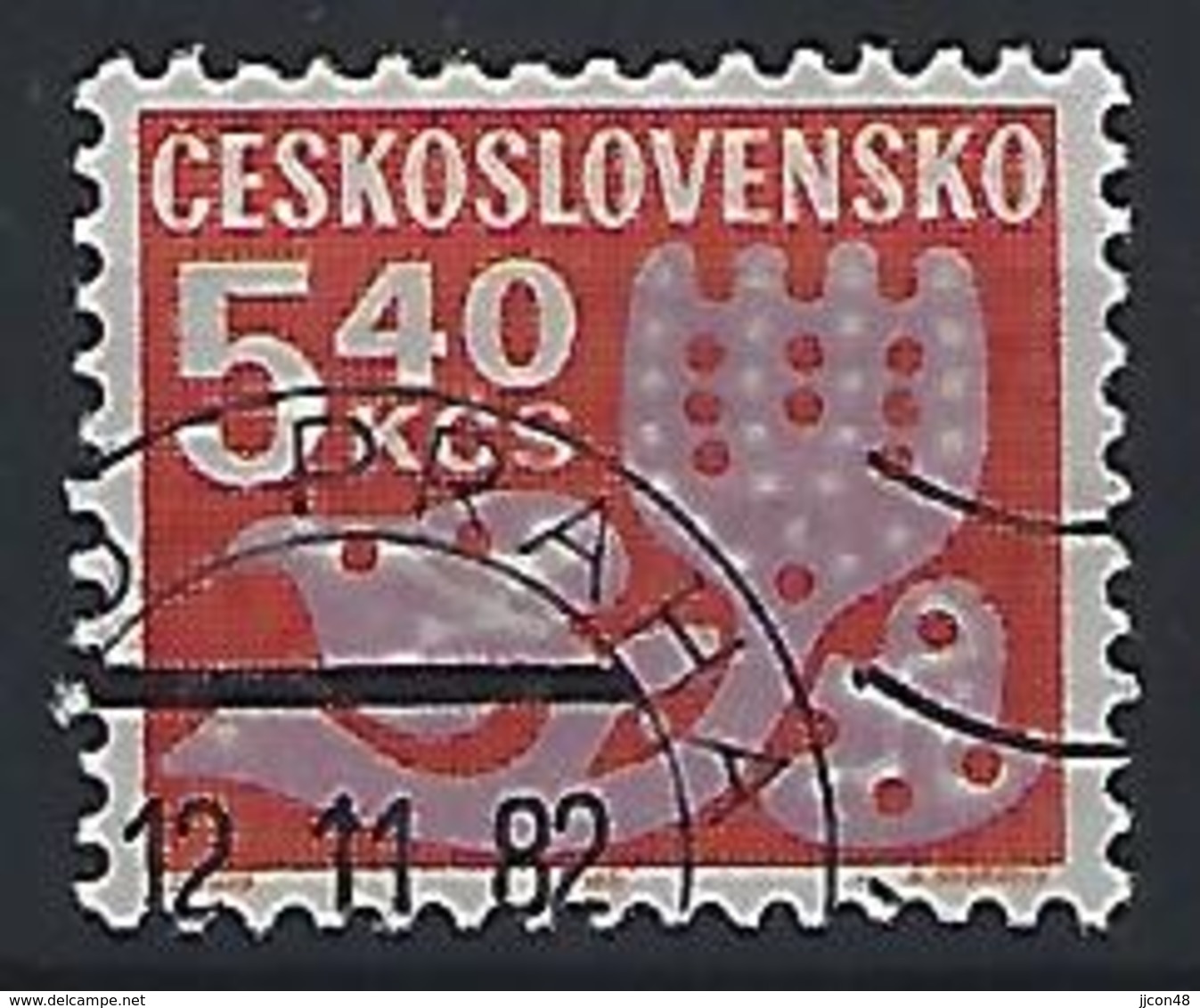 Czechoslovakia 1971-83  Postage Due (o) Mi.102y - Portomarken