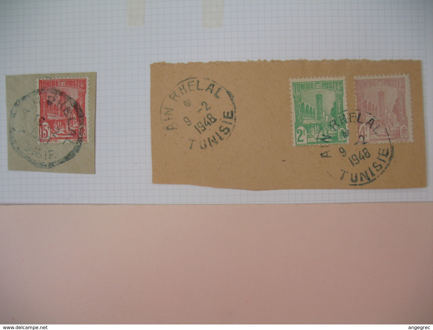 Tunisie Oblitéré, Lot De Timbres, Oblitération  choisies De  Ain-Rhelal  Voir Scan - Usati