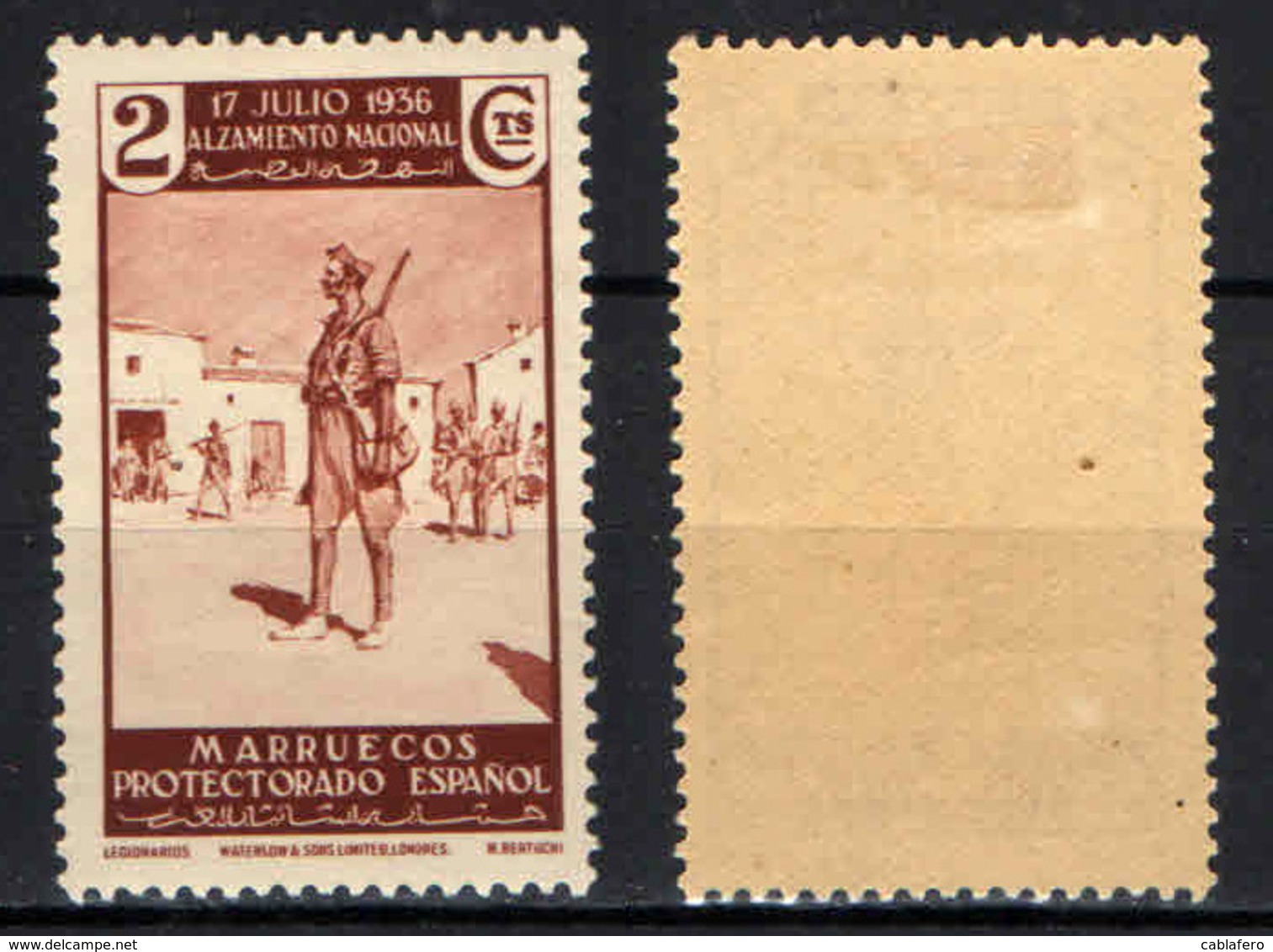 MAROCCO SPAGNOLO -  1937 - Legionnaires - MH - Marocco Spagnolo