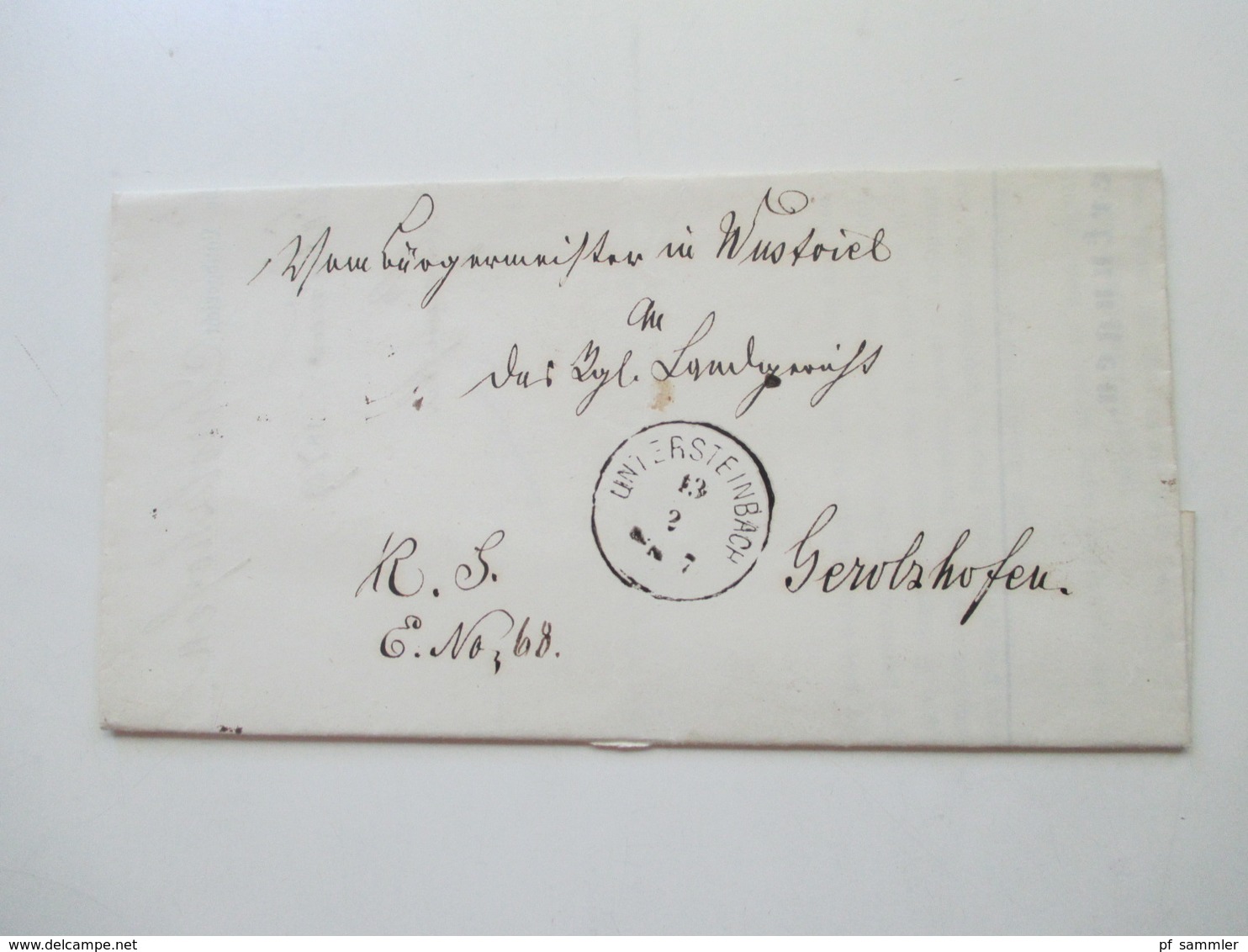 AD Bayern - DR 1809 - 1920er Jahre! Dienstbriefe / Amtsbriefe Markenlos. Viel mit Inhalt. Farbige Stempel. 100 Stk