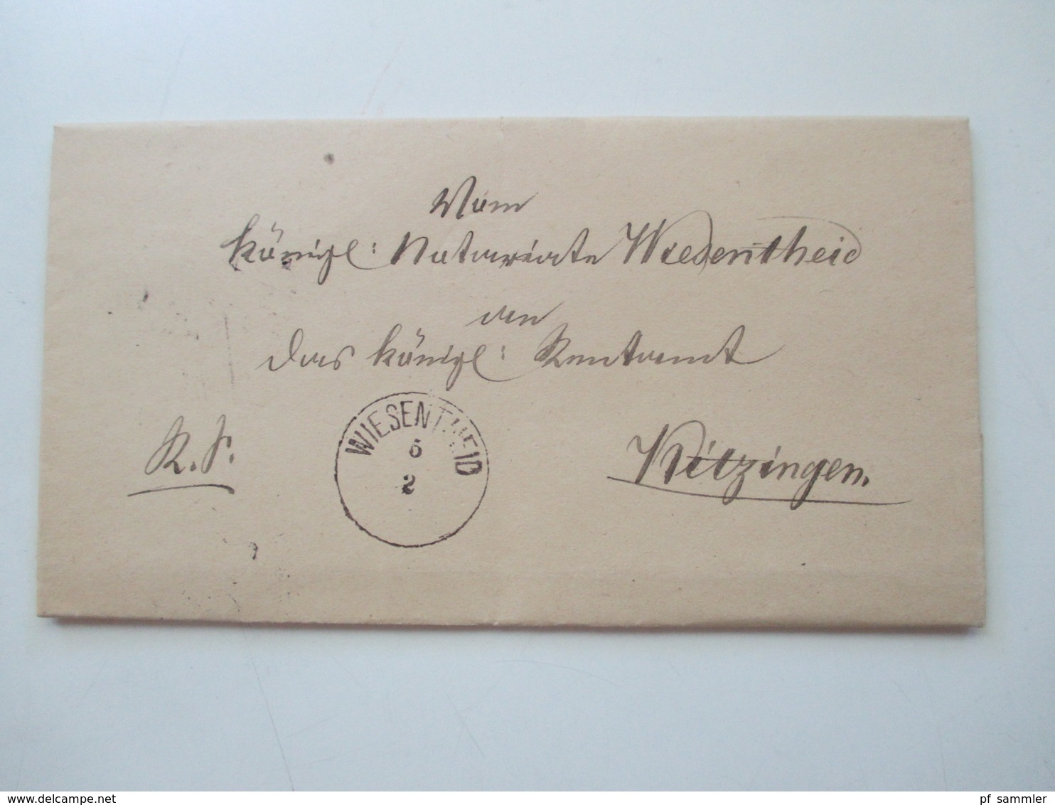 AD Bayern - DR 1809 - 1920er Jahre! Dienstbriefe / Amtsbriefe Markenlos. Viel mit Inhalt. Farbige Stempel. 100 Stk