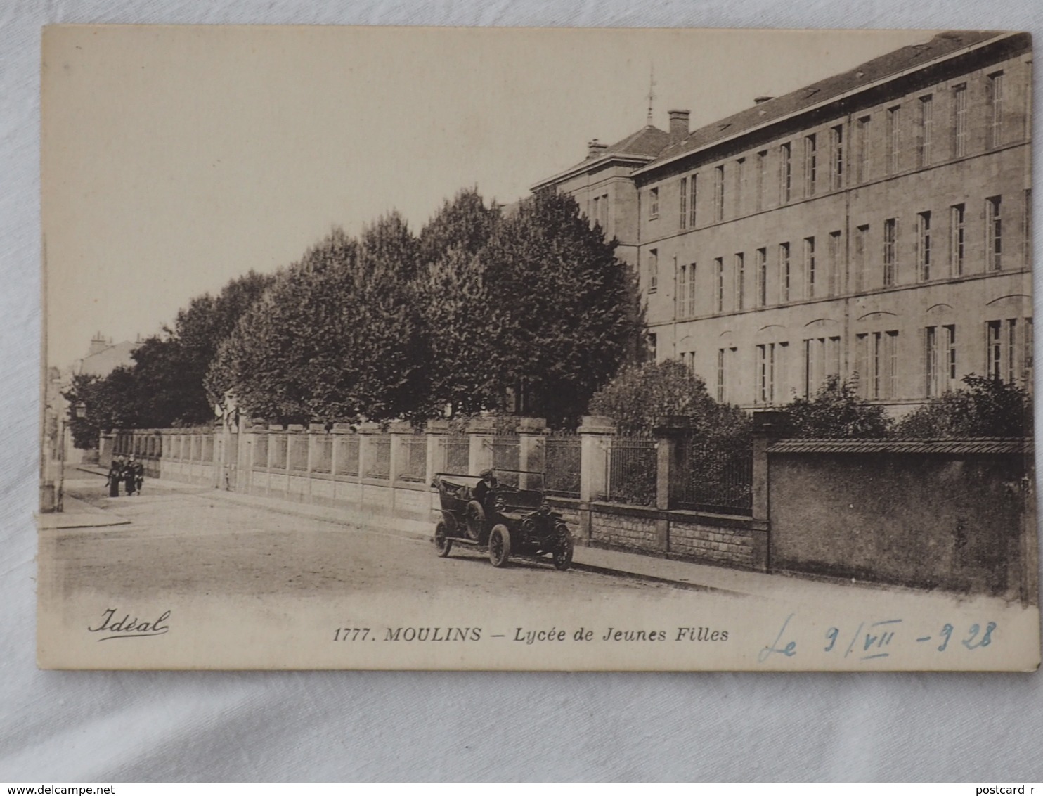 France  Moulins Lycee De Jeunes Filles 1928  A 199 - Autres & Non Classés