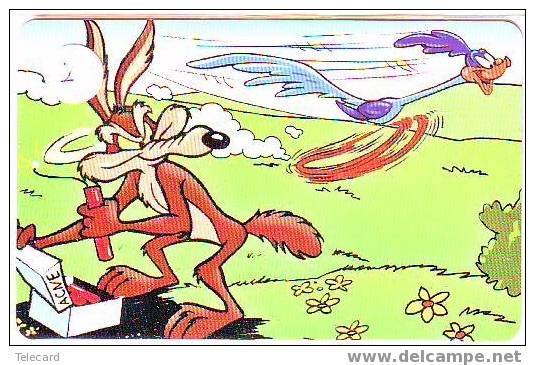 ROAD RUNNER -Wile E. Coyote -  Cartoon - Comics Sur Telecarte (2) - BD