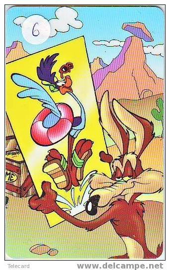 ROAD RUNNER - Wile E. Coyote -   Cartoon - Comics Sur Telecarte (6) - Comics