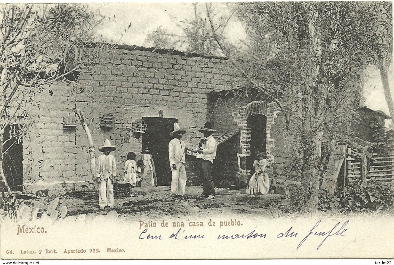 (MEXICO ) PATIO DE UNA CASA DE PUEBLO - Mexico