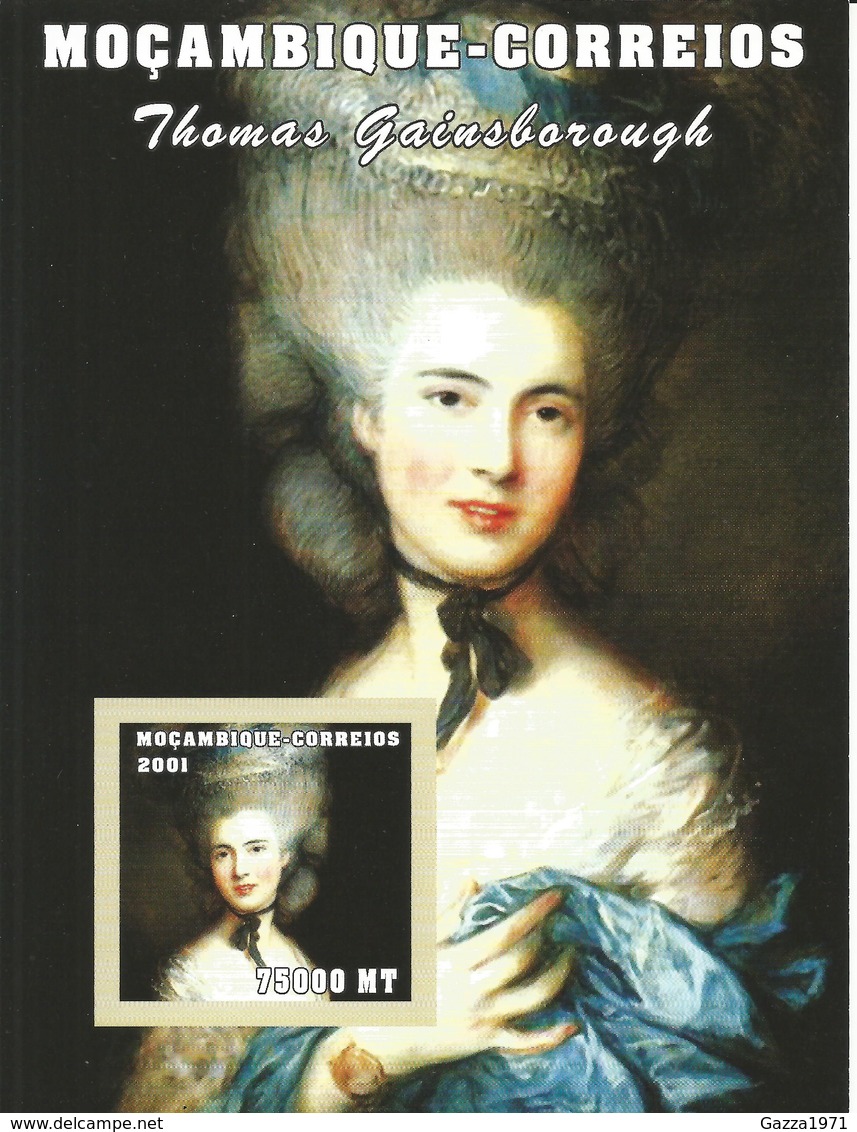 Mozambico 2001, BF Thomas Gainsborough, Arte, Pittura. - Mozambico