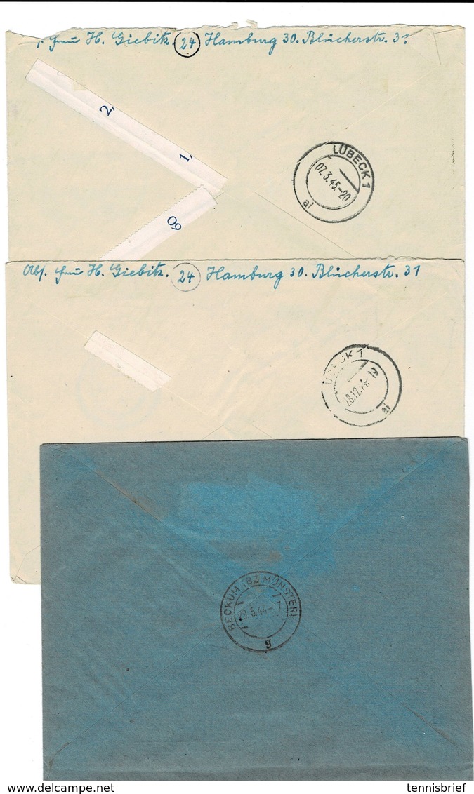 1944, Wehrmacht II. 3 Reko-Bfe. , A2011 - Briefe U. Dokumente
