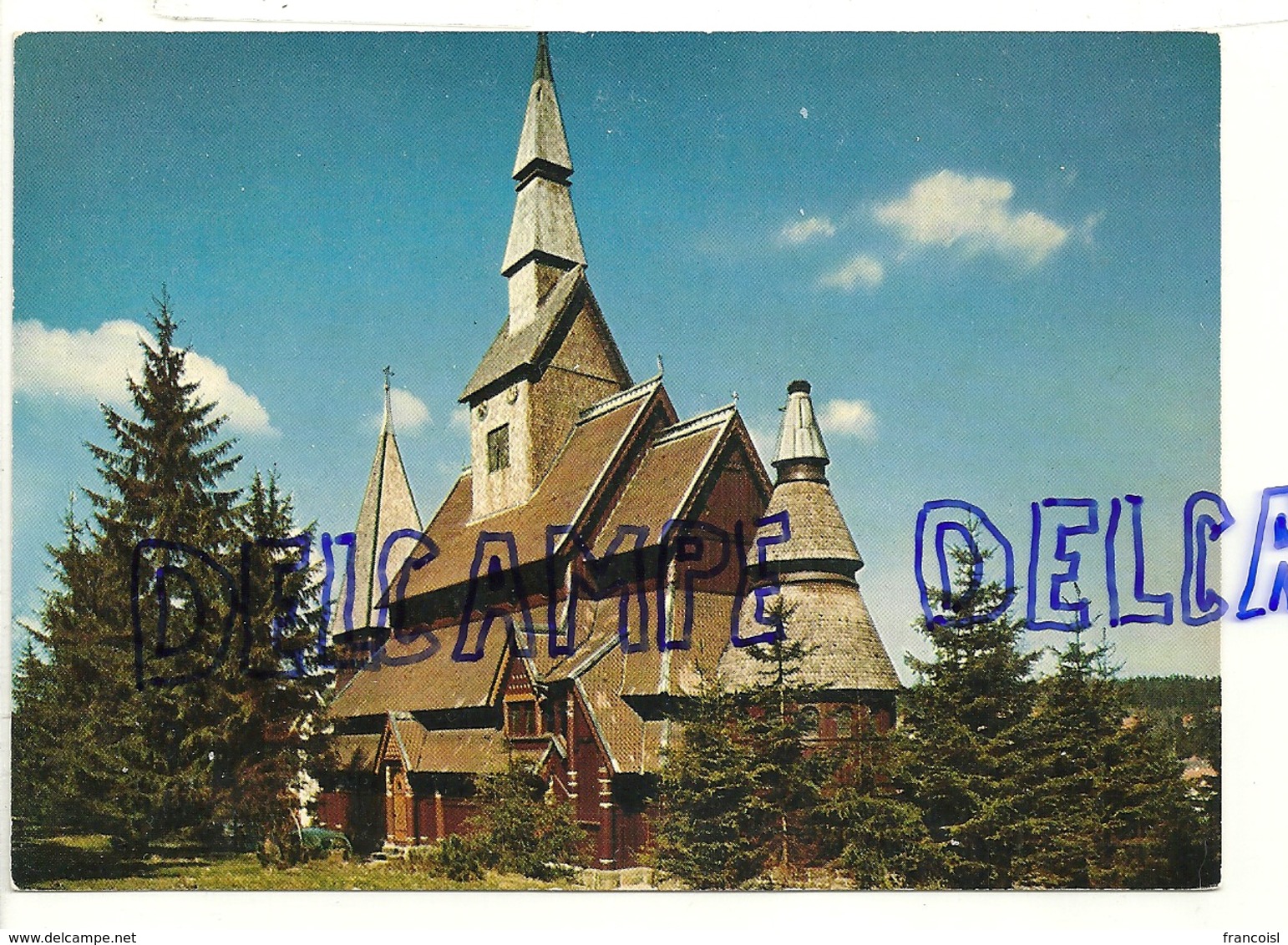 Allemagne. Hahnenklee-Bockswiese. Eglise En Bois De Style Nordique. Vue Extérieure - Oberharz