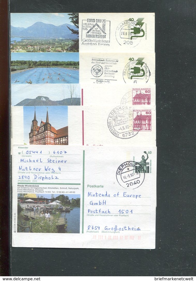 Deutschland / int. Posten mit rd. 120 Ganzsachen o (19575-350)