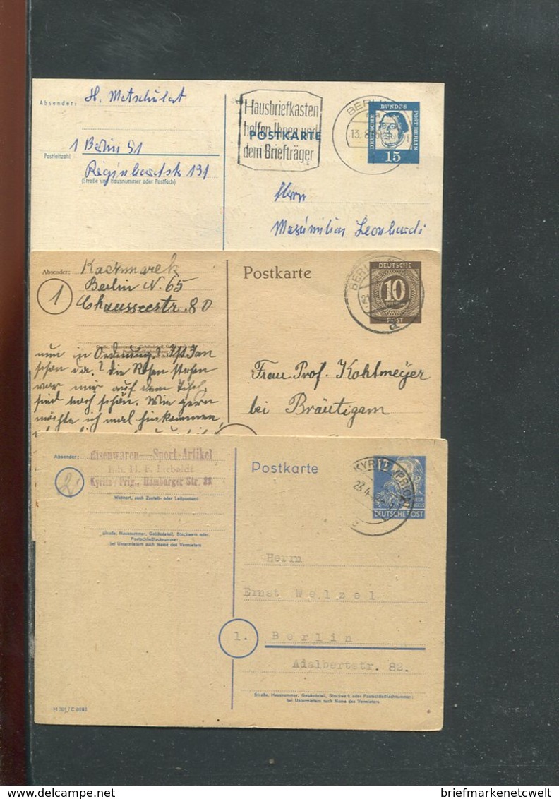 Deutschland / int. Posten mit rd. 120 Ganzsachen o (19575-350)