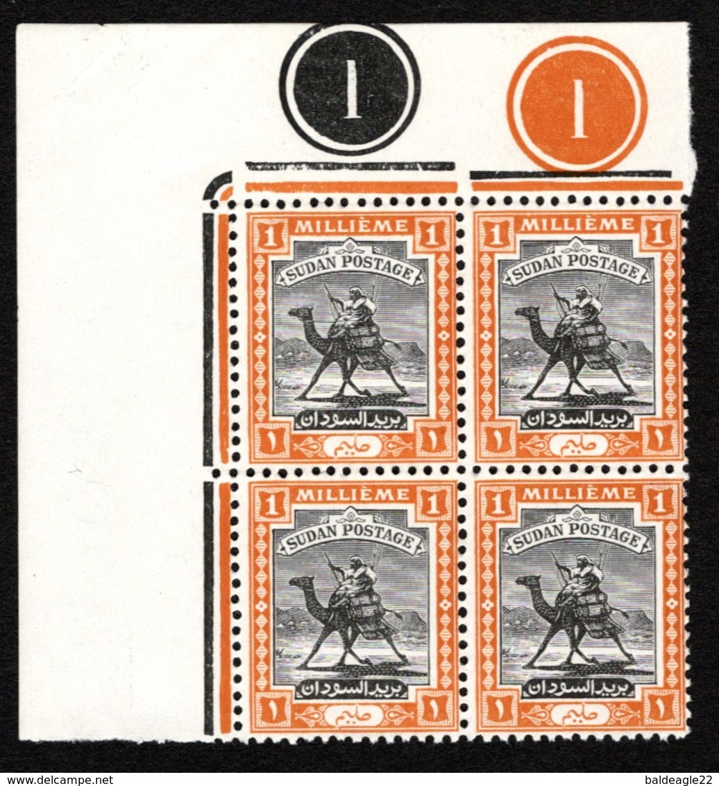 Sudan - Scott #79 MNH - Corner Block - Sudan (...-1951)