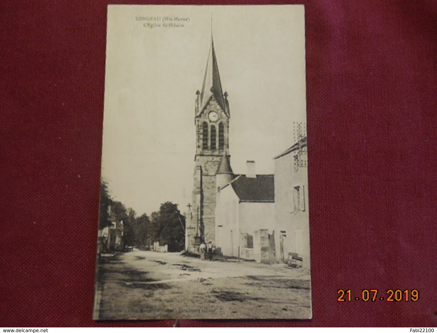 CPA - Longeau - L'Eglise St-Hilaire - Le Vallinot Longeau Percey