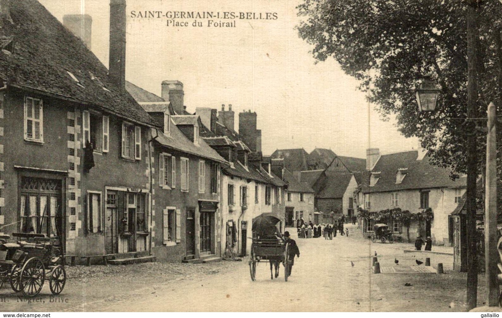 SAINT GERMAIN LES BELLES PLACE DU FOIRAIL - Saint Germain Les Belles