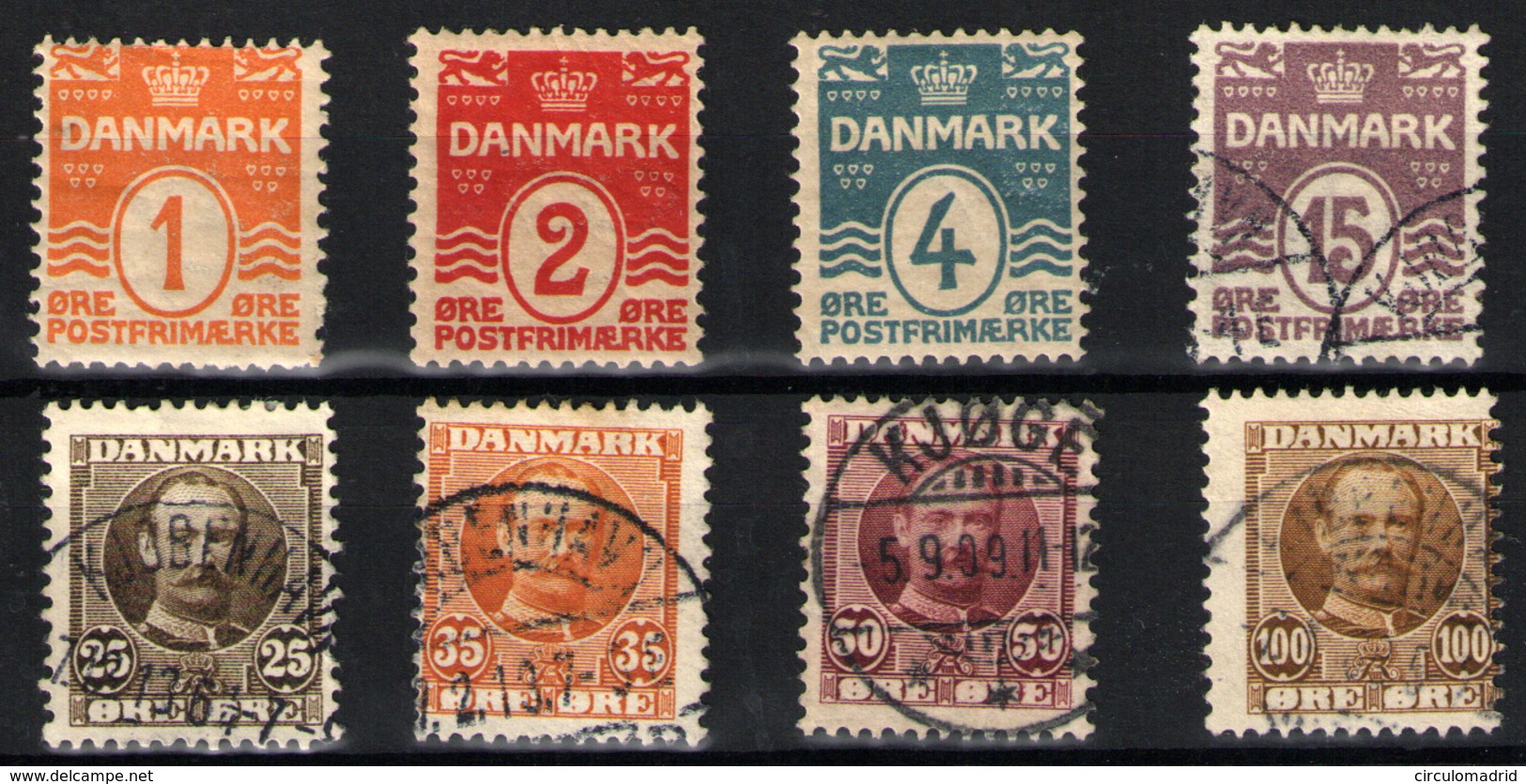 Dinamarca Nº 58/61, 48/9, 51 Y 52 - Neufs