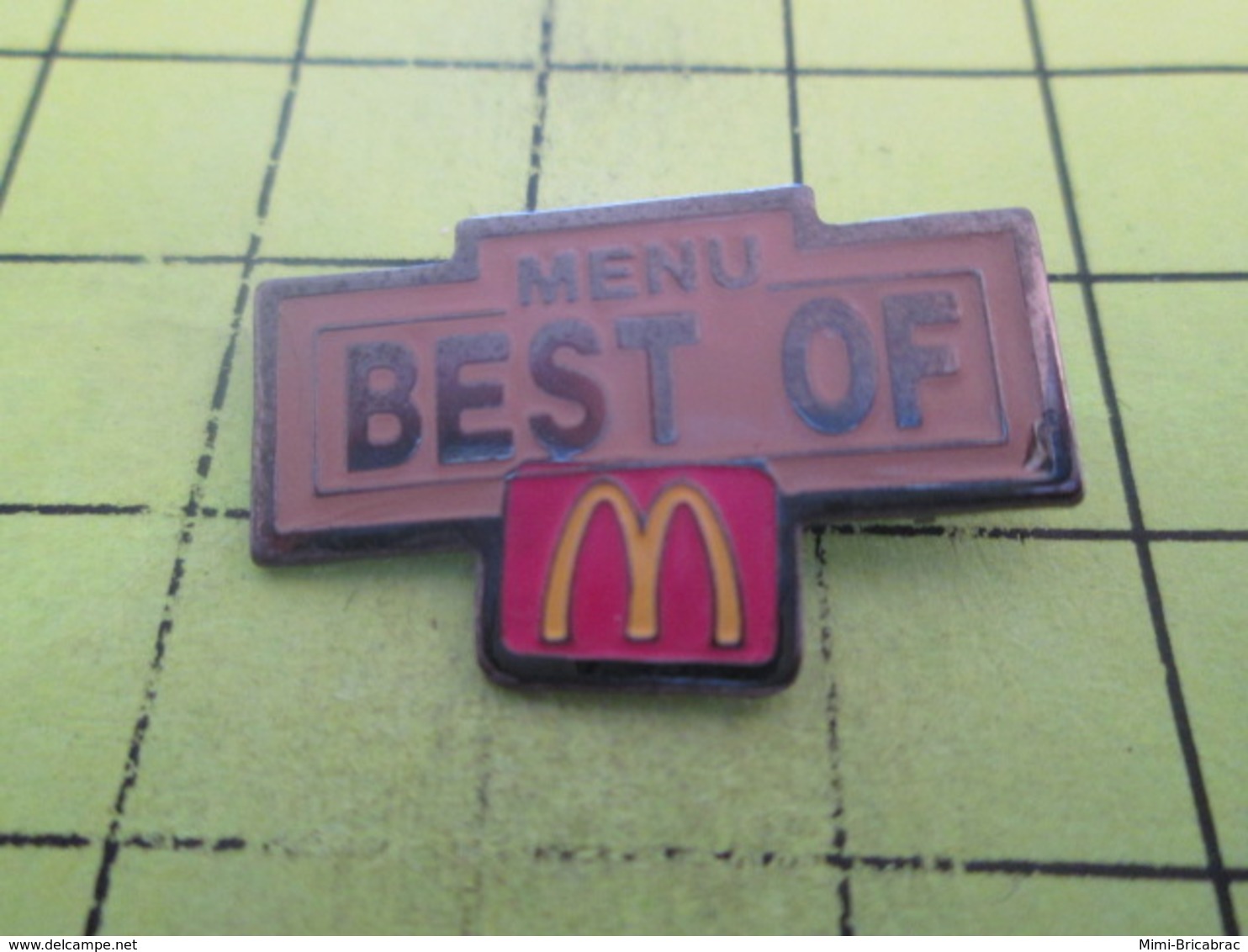 613F Pin's Pins / Beau Et Rare : THEME : Md DONALD'S / MENU BEST OF - McDonald's