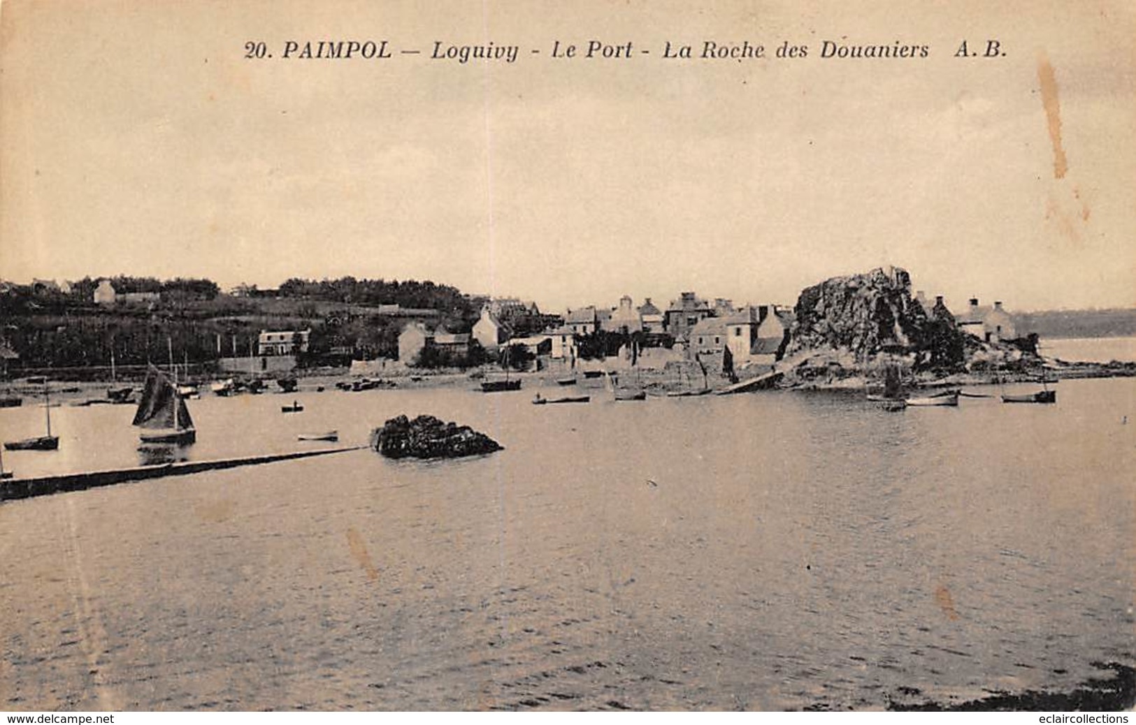 Loguivy De La Mer        22   Paimpol     Le Port   - La Roche Des Douaniers  (voir Scan) - Andere & Zonder Classificatie