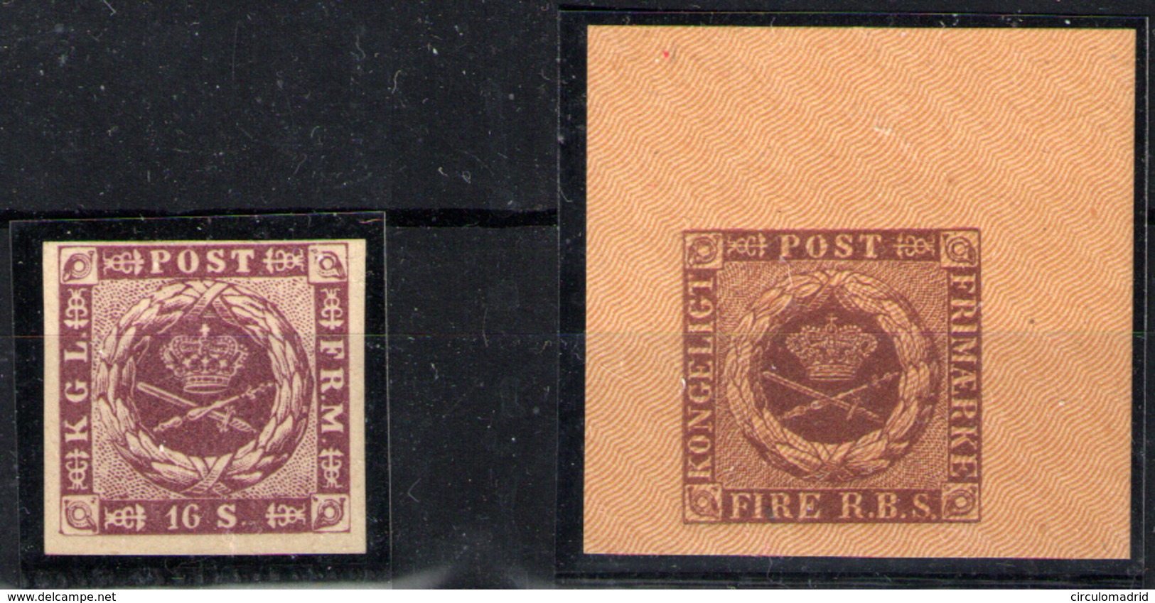 Dinamarca Nº 2 Y 6 - Unused Stamps