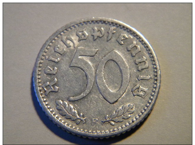 ALLEMAGNE - 50 REICHSPFENNIF 1935 F. - 50 Reichspfennig
