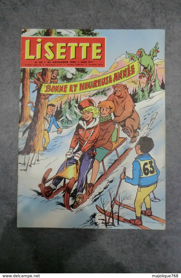 Magazine - Lisette N°52 Le 30-12-1962 - - Lisette