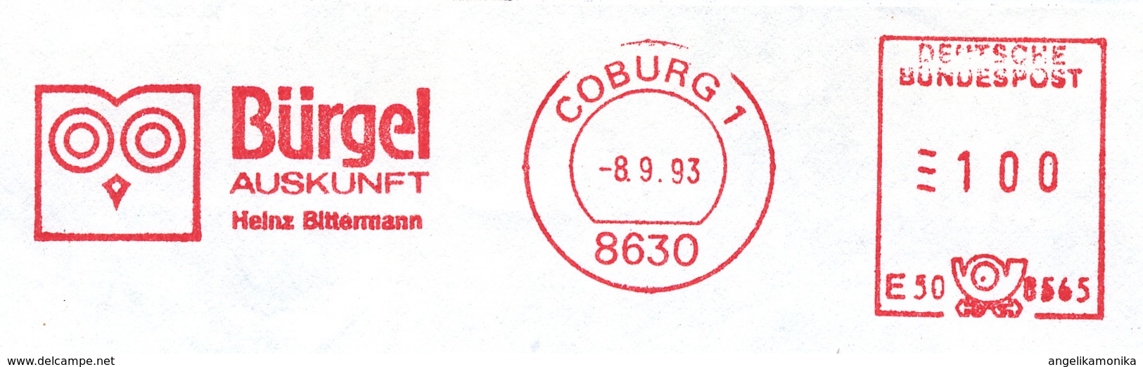 Freistempel 2336 Bürgel Eule - Franking Machines (EMA)