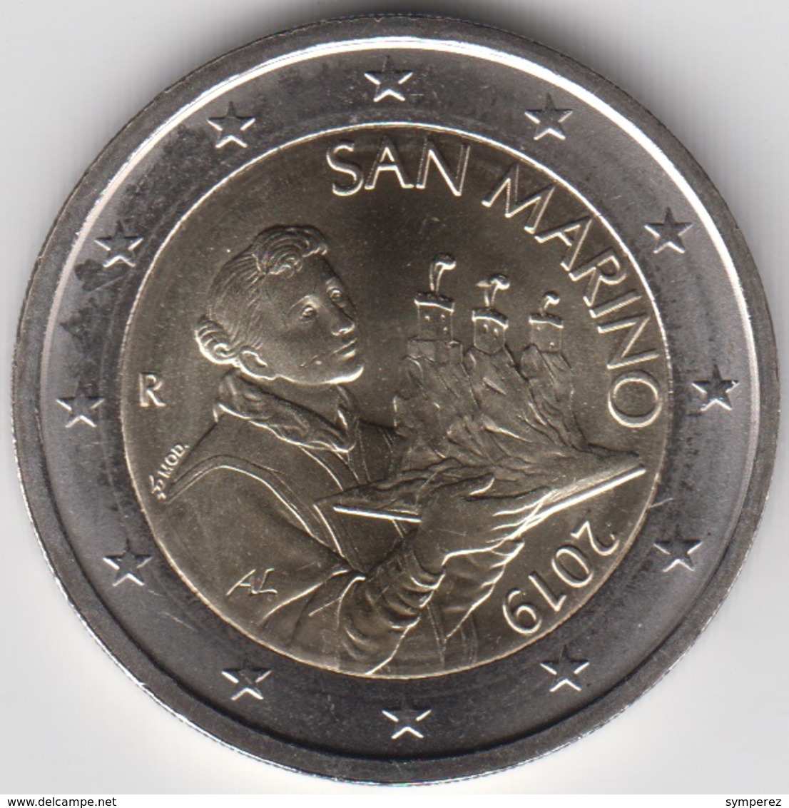 MONEDA 2€ SAN MARINO 2019 "SANTO MARINO " - San Marino