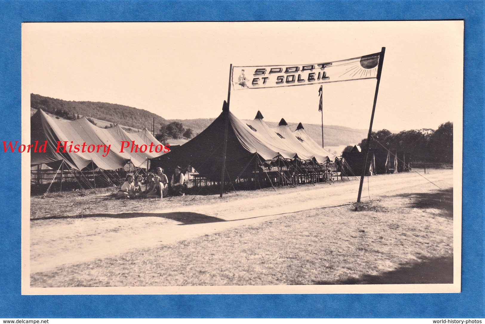 Photo Ancienne - DIEKIRCH ( Luxembourg ) - Colonie De Vacances Sport & Soleil - 1947 - TOP - Lieux