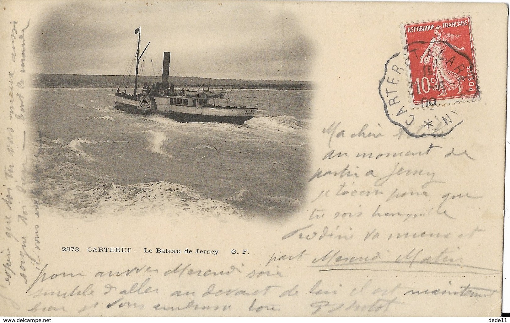 50 CARTERET - Le Bateau De Jersey - Carteret