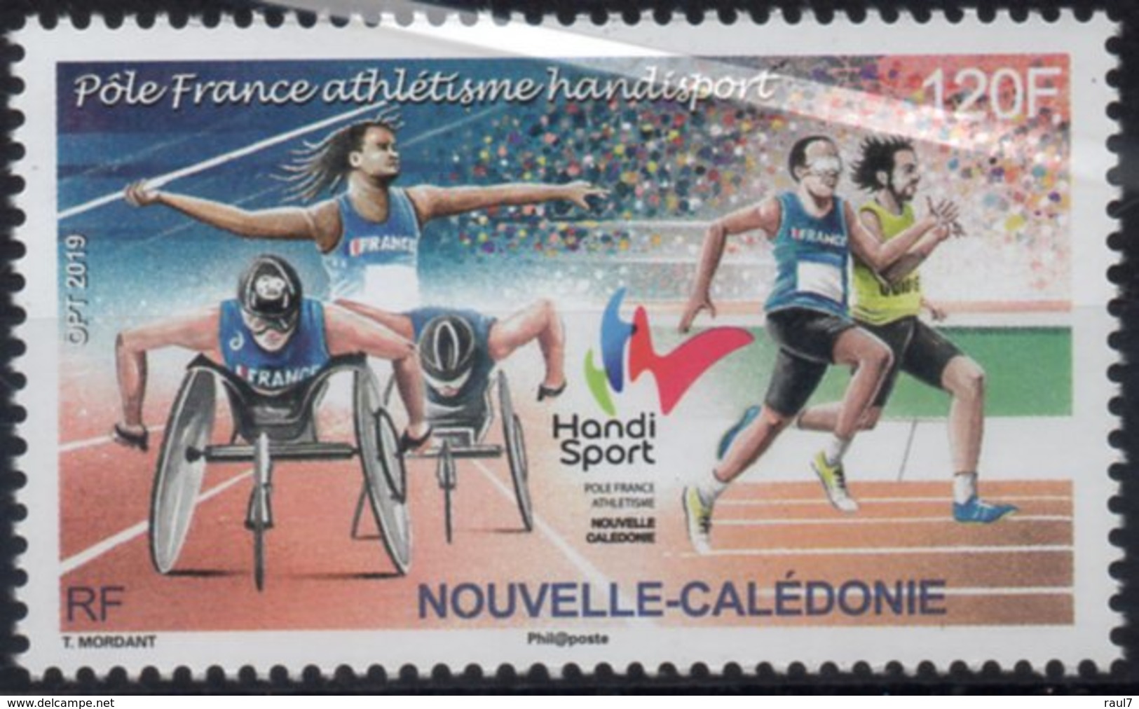 Nouvelle-Calédonie 2019 - Athlétisme, Handisport, Handicapés - 1 Val Neuf // Mnh - Unused Stamps