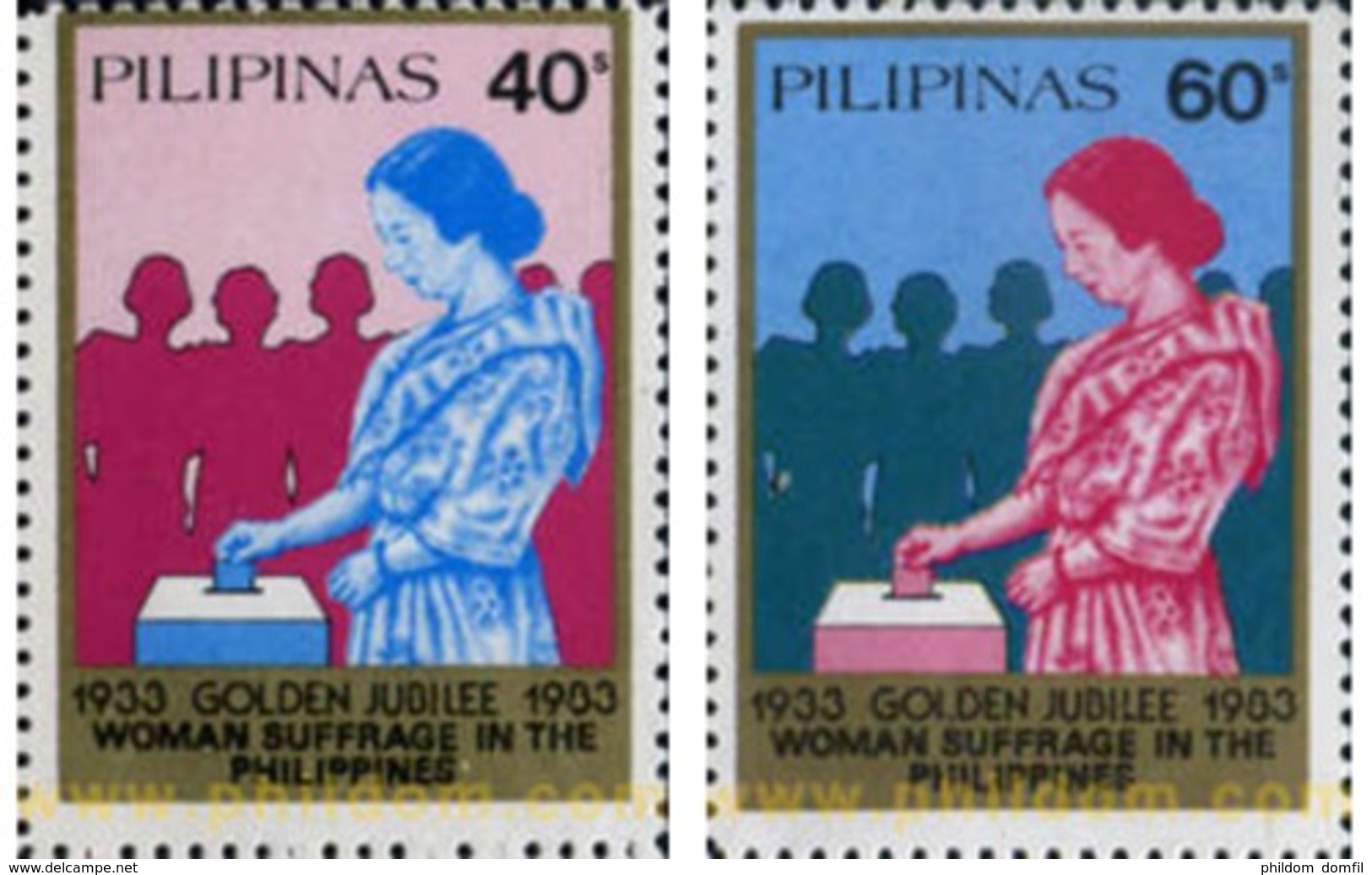 Ref. 313325 * MNH * - PHILIPPINES. 1983. VOTO FEMENINO - Philippines