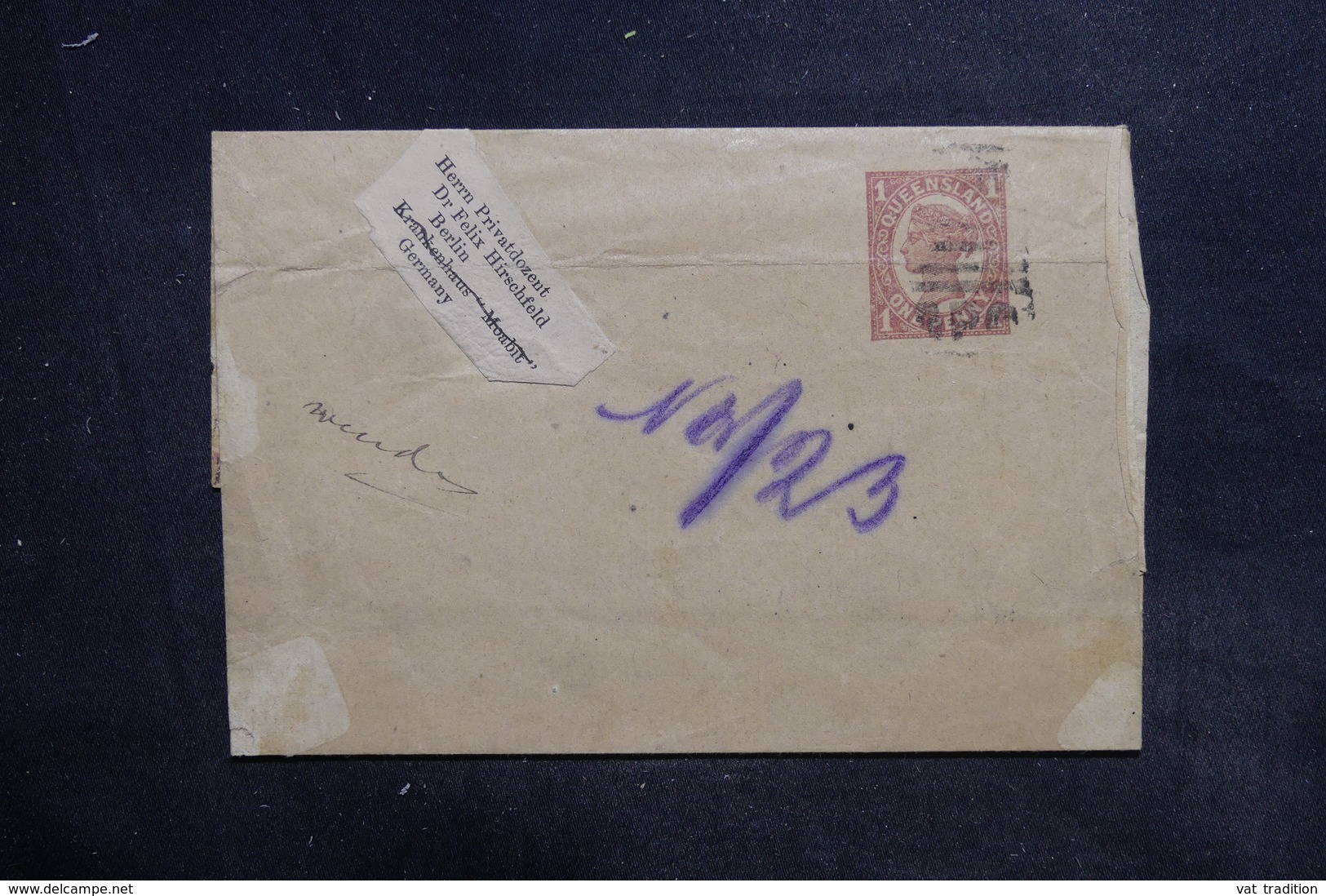 AUSTRALIE - Entier Postal Du Queensland Pour L 'Allemagne - L 36268 - Cartas & Documentos