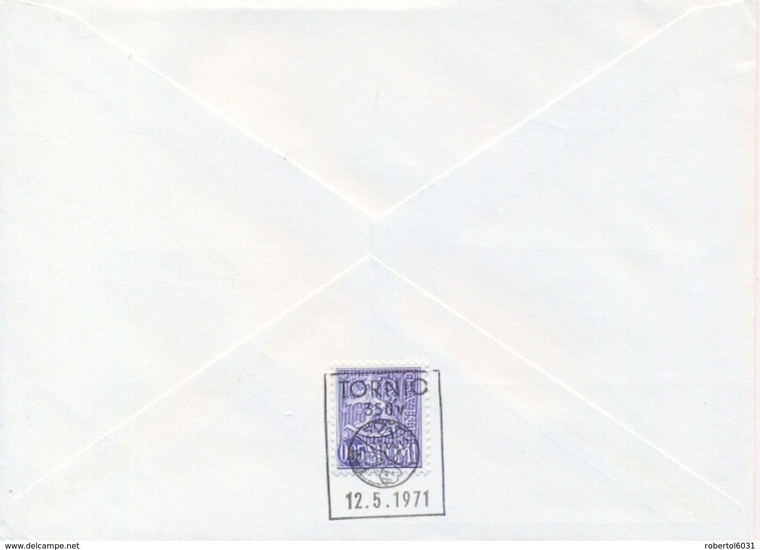 Finland 1971 FDC Registered 350th Anniversary City Of Tornio - Chiese E Cattedrali