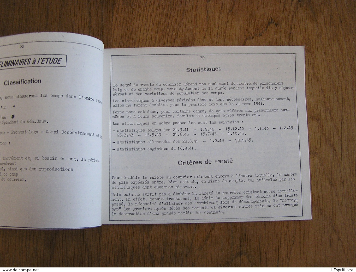 LE COURRIER DES PRISONNIERS DE GUERRE BELGES EN 40 45 J Oth Marcophilie Philatélie Cachets de Censure Camps Stalag Oflag