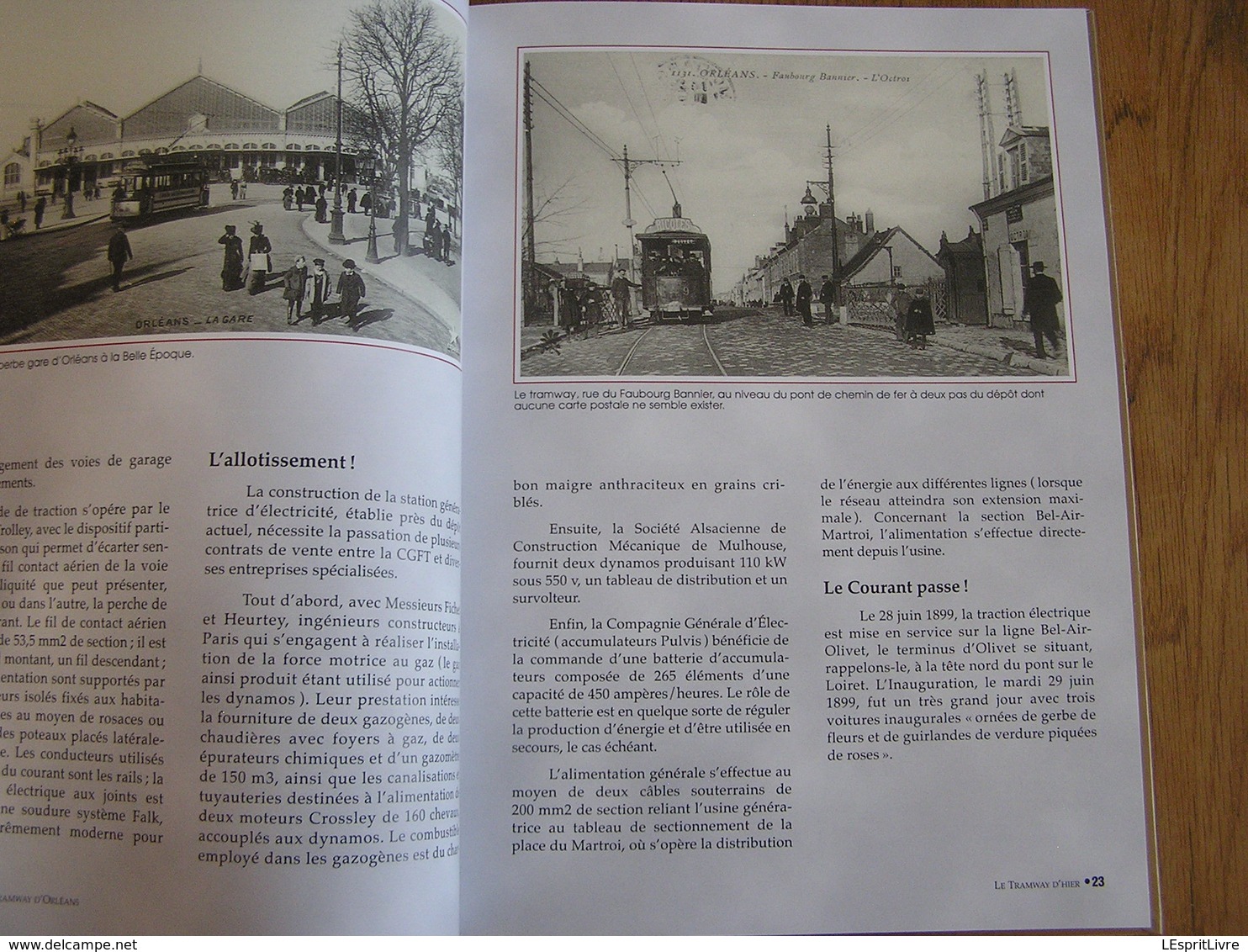 LE RETOUR DU TRAMWAY D' ORLEANS 1877 2000 Chemins de Fer Tramways Tram Hippomobile Ligne T R E C Trams Matériel