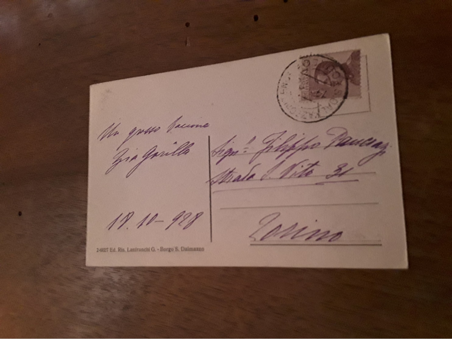 Cartolina Postale 1928, Valle Roia, S. Dalmazzo Di Tenda, La Miniera - Altri & Non Classificati