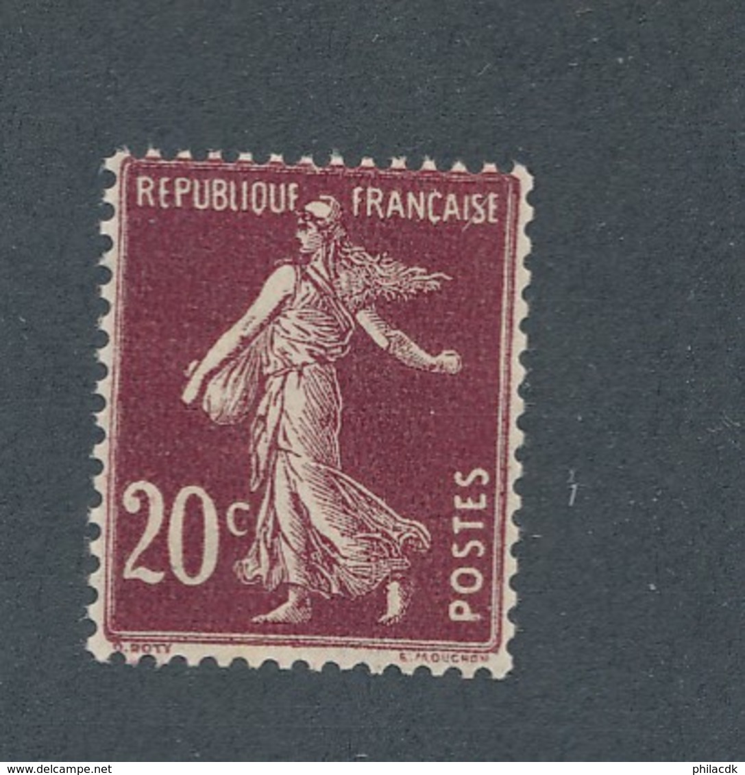 FRANCE - N°YT 139 NEUF** SANS CHARNIERE - COTE YT : 11€ - 1907 - 1906-38 Semeuse Camée