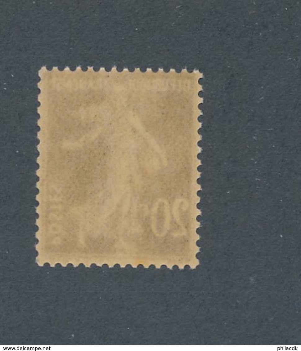 FRANCE - N°YT 139 NEUF** SANS CHARNIERE - COTE YT : 11€ - 1907 - 1906-38 Semeuse Camée