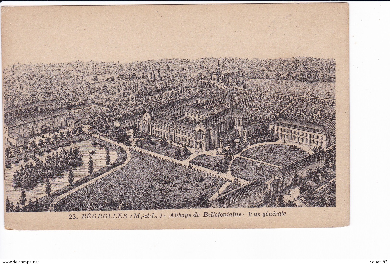 Lot 5 Cpa - Bégrolles - Abbaye De Bellefontaine (voir Scans) - Andere & Zonder Classificatie